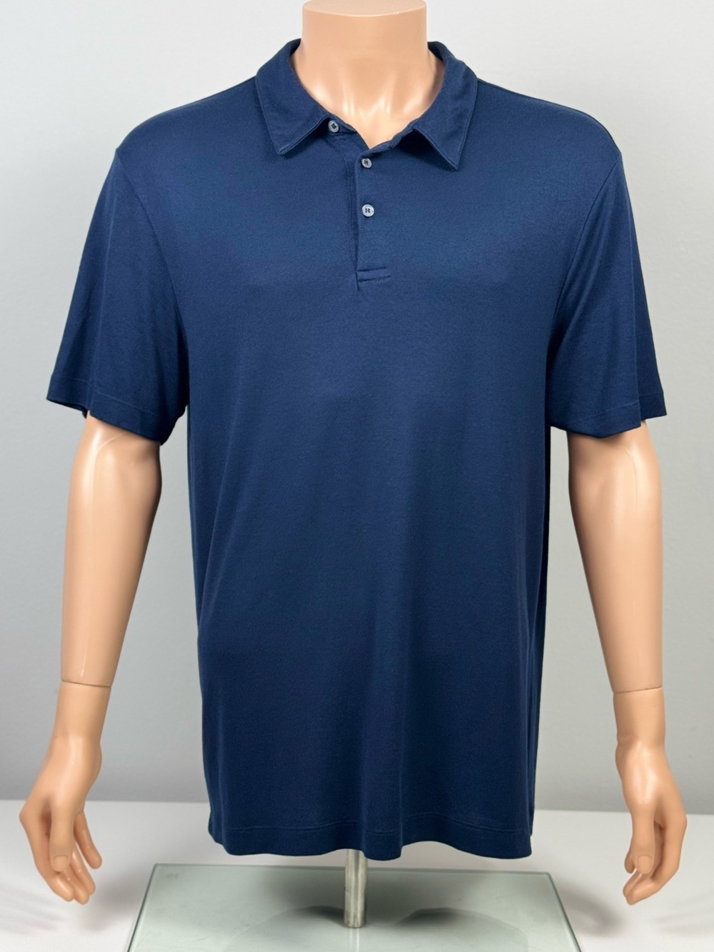 Magaschoni Man Men’s Polo Shirt XL Navy Blue Short Sleeve